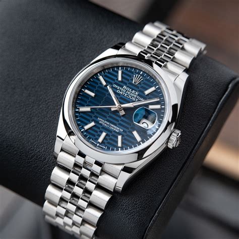 rolex blue motif